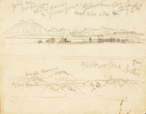Yellowstone Bad Lands (y) Yellowstone Buttes de Thomas Moran