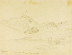 Parque de Yellowstone, Mammoth Hot Springs de Thomas Moran