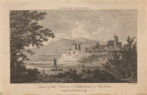 Vista de la ciudad y la catedral de Carlisle
