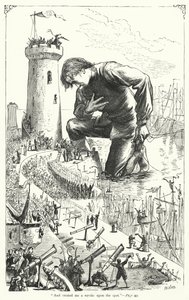 Ilustración de Los viajes de Gulliver de Jonathan Swift