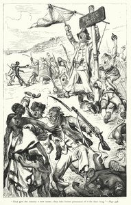 Ilustración para Los viajes de Gulliver de Jonathan Swift de Thomas Morten