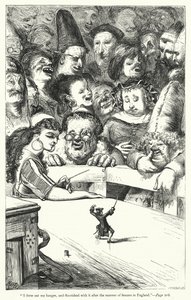 Ilustración para Los viajes de Gulliver de Jonathan Swift de Thomas Morten