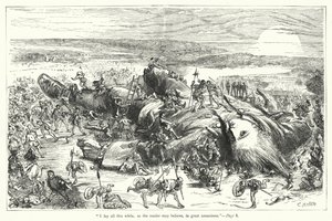 Ilustración para Los viajes de Gulliver de Jonathan Swift de Thomas Morten