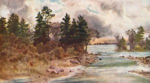 El Ottawa en Vaudreuil (litografía en color) de Thomas Mower Martin