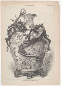 Un diseño diplomático (chino) presentado a EE.UU. de Thomas Nast