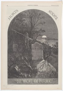 Arlington Heights. Die Wacht. Am Potomac. de Thomas Nast