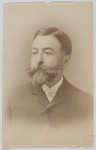 Retrato de Thomas Nast, a medio cuerpo de Thomas Nast