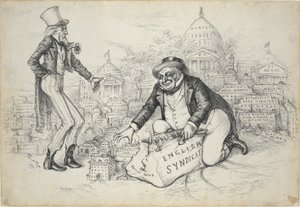 Sindicato inglés (oro británico) de Thomas Nast