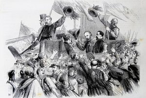 La entrada de Garibaldi en Nápoles, 1860