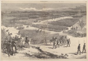 Gran revisión del Ejército del Potomac - Dibujado por el Sr. Thomas Nast de Harper
