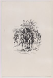 Oscar en la orilla del mar, 26 de agosto de 1882 de Thomas Nast