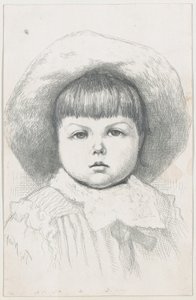 Retrato de un Niño Cyril Nast, después de 1879 de Thomas Nast