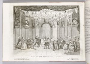Ilustración de Il vous rend chaste et pure aux mains de votre Epoux, de Las bodas de Fígaro de Pierre Augustin Caron de Beaumarchais, 1784 de Thomas Naudet