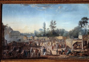 Vista de las Tullerías y la Place de la Révolution de Thomas Naudet