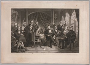 Washington Irving y sus amigos literarios en Sunnyside de Thomas Oldham Barlow