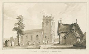 Iglesia y Casa Parroquial de Milwich de Thomas Peploe Wood