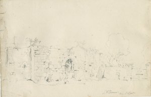 Stafford - Priorato de San Tomás: dibujo a lápiz, nd [1839]