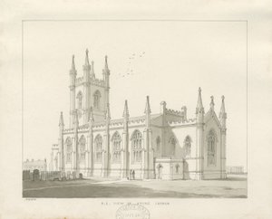 Iglesia de Stoke-upon-Trent [Nueva] de Thomas Peploe Wood