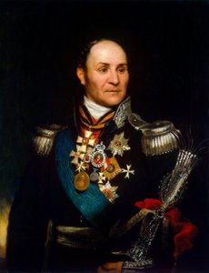 Retrato del Conde Matvei Ivanovich Platov, 1757-1818, 1814 de Thomas Phillips