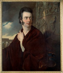 Presunto retrato de Lord Byron (1788 - 1824) poeta británico
