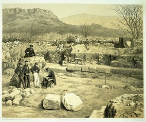 Vista del Templo de Marte, de 