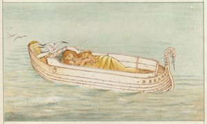 Danae y Perseo de Thomas Ralph Spence