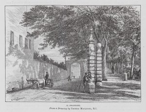 Il Frontone (grabado) de Thomas Robert Macquoid