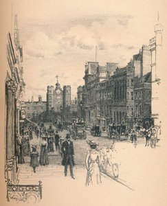 La Puerta del Palacio de St. James desde la calle St. James, 1902 de Thomas Robert Way