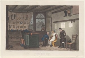 Tienda de Botas y Zapatos, de Bocetos Poéticos de Scarborough, 1813