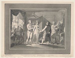 Capitán Bowling presentado a Narcissa de ThomasThomas Rowlandson, Joseph Constantine Stadler Thomas Rowlandson, Joseph Constantine Stadler