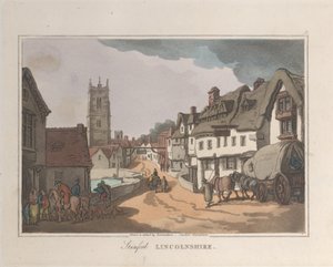 Stamford Lincolnshire, de Bocetos de la naturaleza, 1822