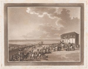 Carrera en Brighthelmstone, 1 de junio de 1790 de Thomas Rowlandson, Samuel Alken