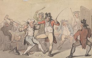 Se ha detectado una «pierna negra» que hace trampas con las cartas de Thomas Rowlandson