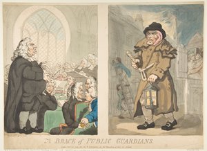 Un par de guardianes públicos, 10 de julio de 1800 de Thomas Rowlandson