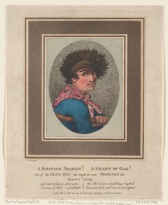 ¡Un Marinero Británico! ¡Un Corazón de Roble!, 15 de noviembre de 1801 de Thomas Rowlandson