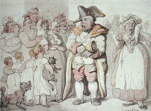 Un grito por un gato de Thomas Rowlandson