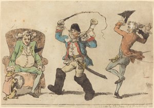 Un francés en noviembre de Thomas Rowlandson