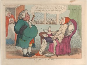 ¡Se va! ¡Se va!!!, 10 de junio de 1809 de Thomas Rowlandson