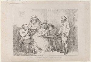 Una mujer en el limbo, o cómo se denegó la fianza a una judía de Thomas Rowlandson