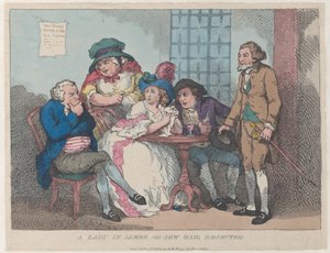 Una dama en el limbo, o Jew Bail rechazado, 1 de julio de 1802