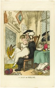 Un hombre de sentimientos de Thomas Rowlandson