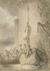 Una escapada militar, c.1794