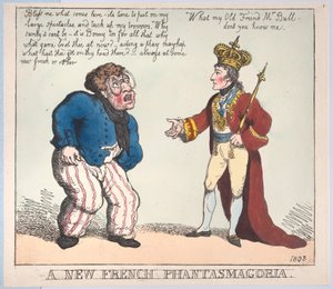 Una nueva fantasmagoría francesa, 1803 de Thomas Rowlandson