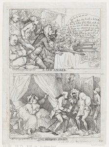 Un Nuevo Orador y La Noche de Bodas, 7 de febrero de 1789 de Thomas Rowlandson