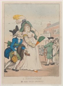Un tonto, o marido dominado, 24 de abril de 1807 de Thomas Rowlandson