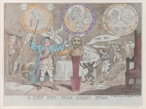 Una mirada al estudio de Friar Bacon, 3 de marzo de 1784