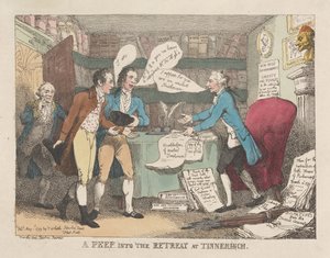 Un vistazo al retiro de Tinnehinch de Thomas Rowlandson