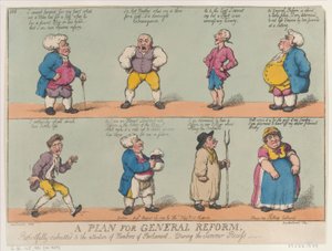 Un plan para la reforma general, respetuosamente presentado a la atención de los miembros, 29 de agosto de 1809 de Thomas Rowlandson