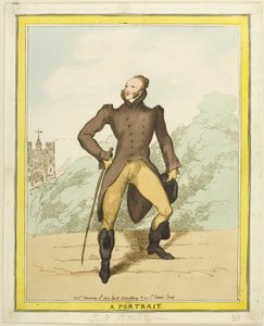 Un retrato: Lord Petersham de Thomas Rowlandson