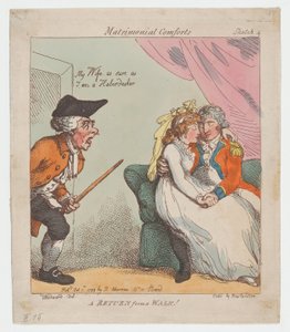 Un Regreso de un Paseo, 1 de octubre de 1799 de Thomas Rowlandson